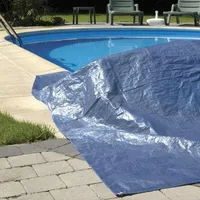 Abdeckplane 12 m² - 70 g/m² - Gewebeplane Schutzplane Zeltplane Plane - Blau - 3 x 4 m (12 m²)