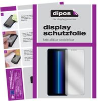 Schutzfolie für Sony Xperia 10 II Display Folie klar Displayschutzfolie