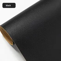 Lederreparatur- und Restaurationsset Selbstklebend Sofa Autositze Handtaschen Jacken - LEATHERPATCH Schwarz
