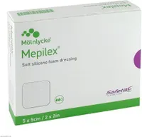 Mepilex 5x5 cm Schaumverband 5 St
