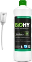 BiOHY Ultraschallreiniger (1l Flasche) + Dosierer | intensive und materialschonende Reinigung von Brillen, Dentalprodukte, Gold, Münzen und Schmuck| KONZENTRAT für Ultraschallbad