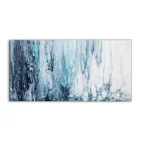 Coloray Obrázek vytištěný na plátně 120x60cm Nástěnné umění na plátně Malba Obraz na plátně - Abstraktní, modrá, akrylový, obrázek