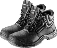 NEO TOOLS Berufsstiefel der Klasse O2 SRC EU aus genopptem und glattem Leder, hoher Schaft Arbeitschuhe Sicherheitsschuhe | Größe: 44