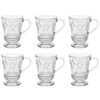 La Rochère 638901 Versailles Teeglas mit Henkel, 275 ml, klar (6er Pack)