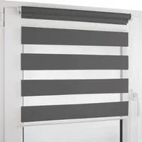 Doppelrollo, 70 x 160 cm, Anthrazit