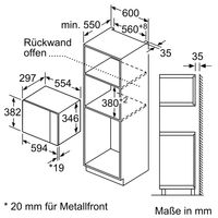 Mikrovlnná trouba Bosc BFL524MW0 wh