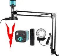 Průmyslový videomikroskop, kamera 4K 48MP, všestranné možnosti zoomu, 150x kompletní sady