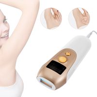 Zařízení pro bezbolestné odstraňování chloupků IPL Laserový odstraňovač chloupků Profesionální pro ruce, tělo (zlatý)