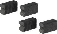 vhbw 4x Kohlebürste 6,25 x 4 x 10 mm kompatibel mit Siemens Surpresso TK64F09 - S45, TK65001 - S50 Kaffeemaschine, Mahlwerk, Mahlwerksmotoren