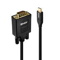 Lindy 43251 USB Typ C an VGA Adapterkabel 1m