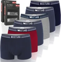 Mustang 6-Pack - Pánske Bavlnené Boxerky, Nohavice Pre Mužov, L