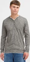 SOLID SDBelagos Herren Longsleeve Langarmshirt Shirt mit Grandad-Ausschnitt 100% Baumwolle Regular fit