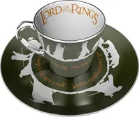 Pán prstenů Dárková porcelánová sada hrnku s podšálkem