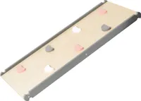 Rutsche Indoor, Kinderrutsche aus Holz | Moon Rosa-grau