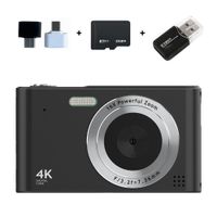ZELURXX 64GB CCD Retro Kamera, Momente jederzeit festhalten, mit 16-fach Zoom, 2,4 Zoll Display, HD-Qualität, Vintage-Filter, Kinderkamera
