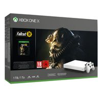 Microsoft Xbox One X 1TB Konsole –  Fallout 76 Special Edition Bundle - weiß - USK 18
