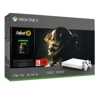 MICROSOFT XBOX One X 1TB Fallout 76 Bundle Robot White Special Edition