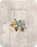 Ceba Baby® Wickelauflage 70x50 – Weich, wasserdicht,   – Motiv: Nilpferd