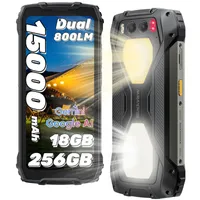 Blackview BV7300 Outdoor Handy Android 14,15000mAh/45W, 18GB+256GB, 6.67",50MP+32MP Outdoor Smartphone Ohne Vertrag, 800LM Camping lampe,Google Gemini