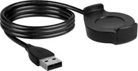 kwmobile USB Kabel Charger kompatibel mit Huawei Watch 2 Ladekabel - Smart Watch Ersatzkabel - Fitnesstracker Aufladekabel in Schwarz
