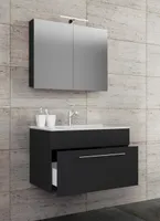 VCM my bath Badmöbel-Set Badinos 914815 schwarz 60,0 x 46,0 x 50,0 cm