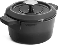 WOLL 'Iron Topf mit Deckel in Carbon Grey Ø 20 cm, 11 cm 2,8 Lt'