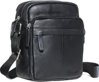ROYALZ Echtleder Umhängetasche Herren Leder klein "Phoenix" moderne Vintage Schultertasche für Männer Ledertasche im kompakten Design Messenger Bag Seitentasche Crossbody