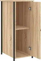 vidaXL Nachttisch Sonoma-Eiche 32x42x80 cm Holzwerkstoff