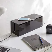 Yamazaki Web Kabelbox Kunststoff schwarz