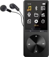 Denver Denver MP3 / MP4 Player - Bluetooth - USB - Shuffle - bis zu 128GB - inkl. Ohrhörer - Sprachaufzeichnung - Dicataphone - MP1820 - Schwarz