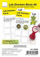 TimeTEX Lob-Drachenblock A6, 30 Blatt