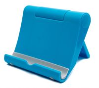 Stand Halterung ausklappbar verstellbar in Blau für Tablet und Smartphone