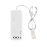 7.1 Kanal 3 USB -Anschlüsse External Sound Card Hub Audio -Mikrofon -Adapter für PC -Laptop-Weiss