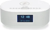 Radiowecker DAB mit Ladefunktion Bluetooth QI Funktion USB Dual Alarm AIC 18DAB