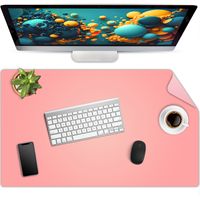 Mauspad XXL Gaming 900x400 mm Groß Tischunterlage Large Size Spezielle Oberfläche Schreibtischunterlage Verbessert Präzision Geschwindigkeit Pink Retoo