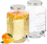 relaxdays 3,5 Liter Getränkespender im 2er Set