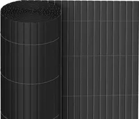 Jopassy PVC Sichtschutzmatte Sichtschutzzaun Balkonsichtschutz Windschutz Sichtschutz für Zaun Balkon grau 90 x 500 cm