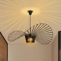 ZMH Pendelleuchte Esstisch Hängelampe Modern - Schwarz Wohnzimmer Kronleuchter 80CM Vintage E27 Esstischlampe Höhenverstellbar Esszimmer Hängeleuchte Kreative Esstischlampe ohne Leuchtmittel