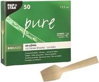 PAPSTAR Eislöffel "pure" Länge: 92 mm 50er