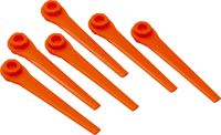 GARDENA 536-820 Ersatzmesser für Trimmer accuCut, 20St.auf Blister, orange (1 Stück)