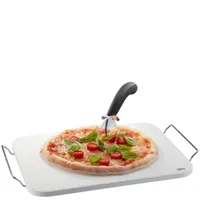 Gefu sada: kamenný nůž na pizzu s obdélníkovým stojanem G89534