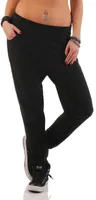 Dámske legíny Jeggings Stretch Legíny nohavice čierne; Black/XL/2XL