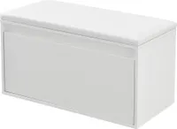 Ławka Degerfors z szufladą 80 x 39 x 45 cm biała