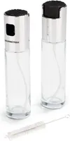 GOURMETmaxx Sprühflaschen 2er-Set Für Essig Öl Knoblauchessenz Dosierer Spray Spender Dispenser Flaschen Küchenzubehör Kochen Würzen sprühend dosieren