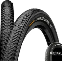 Continental Double Fighter Iii 180 Tpi Sport 26´´ X 1.90 Steifer Mtb-reifen Schwarz 26´´ x 1.90 Schwarz 26´´ x 1.90