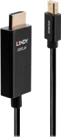 LINDY 2m kabel adaptéru Mini-DisplayPort na HDMI s HDR