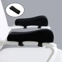 Elastischer Stuhl Armlehnenbezüge Bürostuhl Ellbogenarmlehnenschutz Schwarz