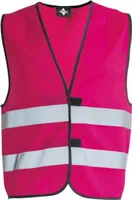 Korntex Unisex Warnschutz für Kinder Funktionsweste KWW100 Rosa Magenta S (7-12 Years)