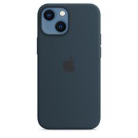 Apple Silikon Case iPhone 13 mini     bu  mit Magsafe, absyssblau