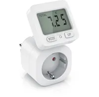 BEARWARE Energiekostenmessgerät, max. 3680 W, Strommesser, Stromverbrauchszähler, 1,8 " Display, 1-tlg., Stromkostenmessgerät, Steckdose Stromzähler, Schwenkbares Display